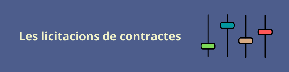 Les licitacions de contractes