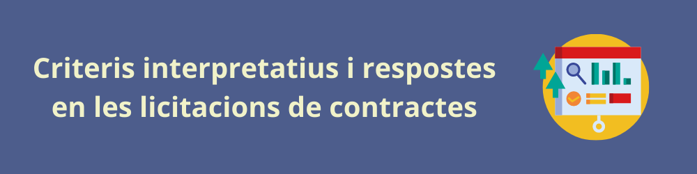 Criteris en les licitacions de contractes