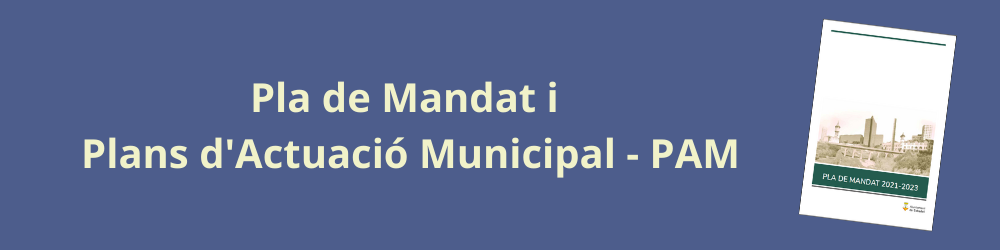 Pla de Mandat i Plans d'Actuació Municipal. PAM